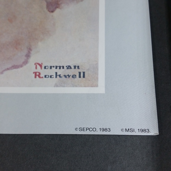 On Top Of The World Rockwell Repro Framed Print - Picture 3 of 6